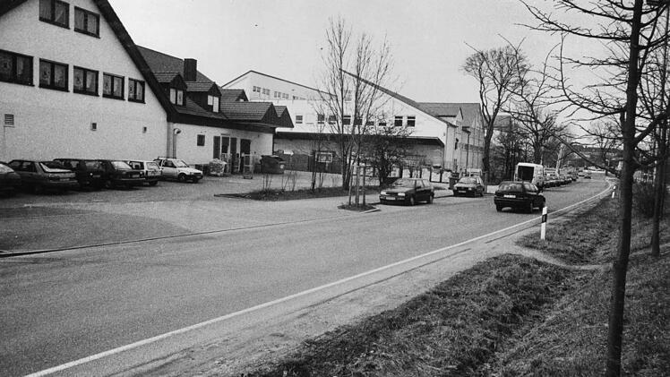 Blick von der Erlanger Straße früher