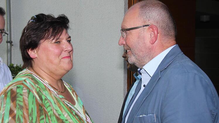 Begrüßung der Gäste: Andrea Schübel-Münch Foto: Jürgen Gärtner