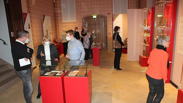 Noch bis 29. Mai kann man die Ausstellung "Holzmodel f&uuml;r Geb&auml;ck  - Geschichte und Geschichten" im Museum Obere Saline besuchen. Foto:  Marcel B&uuml;hner