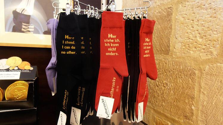 _Luther-Socken: "Hier stehe ich und kann nicht anders."