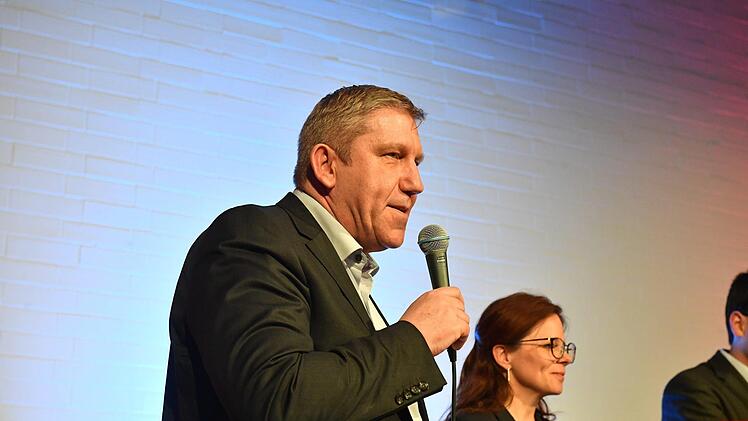 Andreas Schwarz: Beim SPD-Bürgerforum in StegaurachFoto: Ronald Rinklef