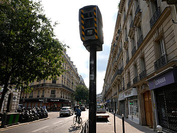 Protest gegen neue Super-Radarfallen in Frankreich