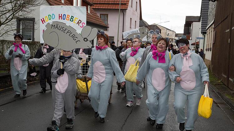 Impression vom Michelauer Faschingszug  Foto: Klaus Gagel