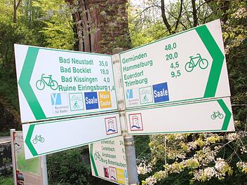 Links oder rechts der Saale? Die Wegeführung für den Radweg Euerdorf-Bad Kissingen ist umstritten.