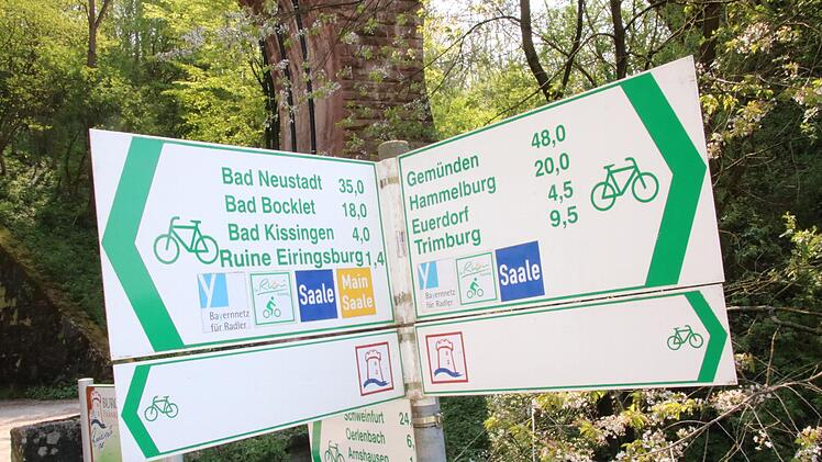 Links oder rechts der Saale? Die Wegeführung für den Radweg Euerdorf-Bad Kissingen ist umstritten.