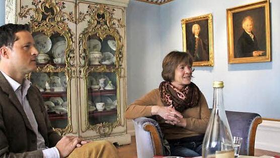 Hermann Freiherr von Rotenhan und Gaby Heyder präsentieren gemeinsam das neue Programm.