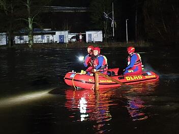 Zahlreiche Einsatzkräfte suchten nach einem Vermissten. Foto: DLRG Küps