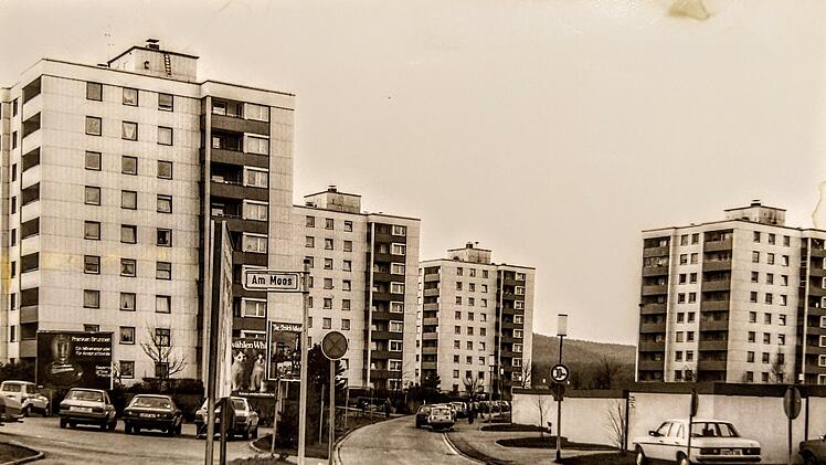 So sah es in der Jean-Paul-Allee in Neustadt im April 1983 aus.