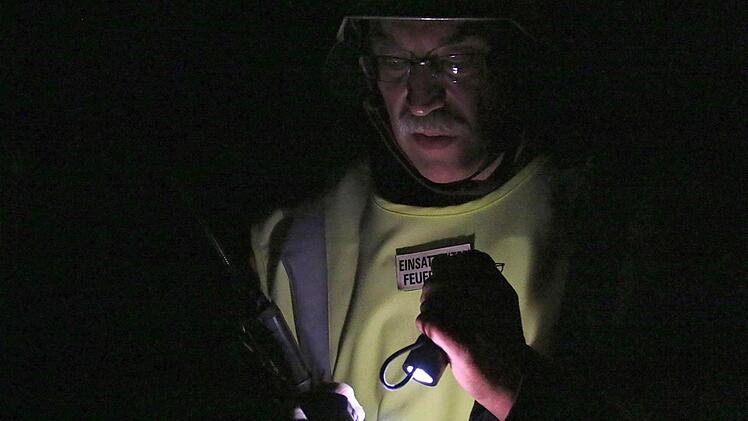 Kommandant Herbert Beck leitete den Einsatz.
