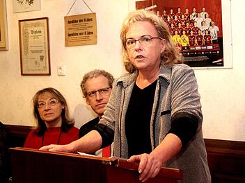 Alexandra Hiersemann war die Hauptrednerin des Abends. Foto: Richard Sänger