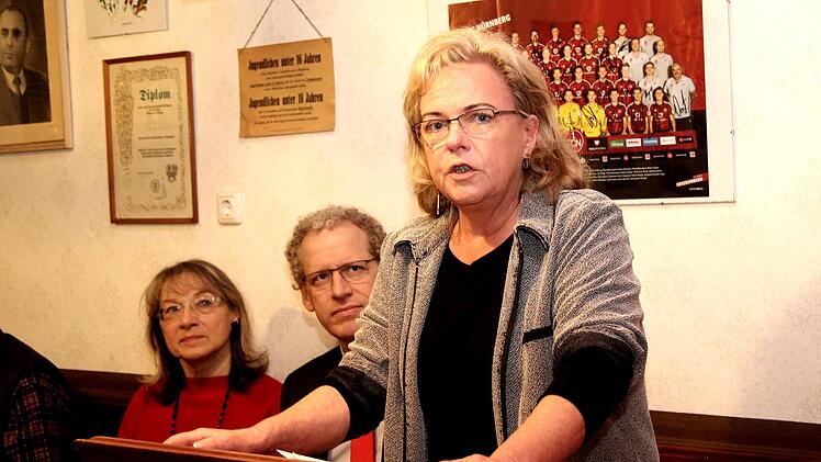 Alexandra Hiersemann war die Hauptrednerin des Abends. Foto: Richard Sänger