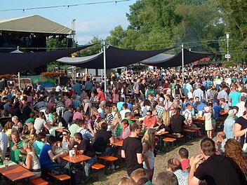 Ein Traum am Altmain. Das Sander Weinfest zieht seit bald 25 Jahren tausende Menschen aus der Region an. Alle Fotos: Alfons Beuerlein