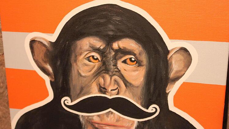 Die Ausstellung Kreativ-Art zeigt freche, junge Kunst aus der Aisch-Region. Fotos: Christian Bauriedel