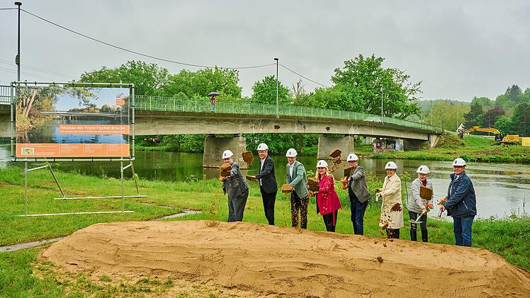 Bamberg: Nach 20 Jahren nun Spatenstich gesetzt - Bug bekommt endlich neue Brücke