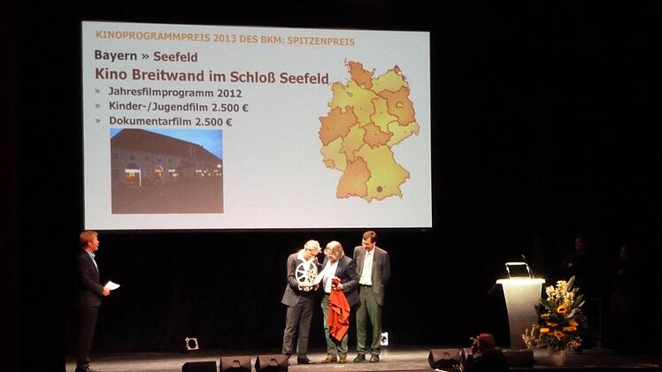 Das Kino "Breitwand" aus Seefeld wurde in Karlsruhe für 2012 als bestes deutsches Programmkino geehrt. Foto: Kino-Schneyer