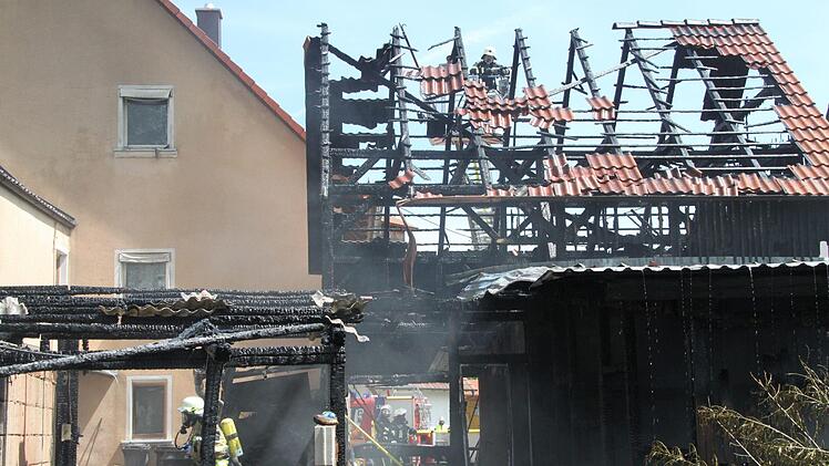 Großbrand in Hutschdorf Foto: Andreas Schmitt