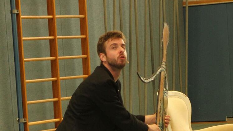 . . . mit dem Fagott Foto: Günther Geiling. . . mit dem Fagott Foto: Günther Geiling