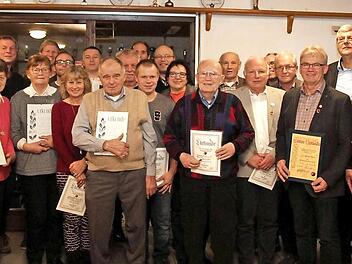 Viele Ehrungen standen in diesem Jahr im Mittelpunkt der Veranstaltung. Foto: M.Bertsch