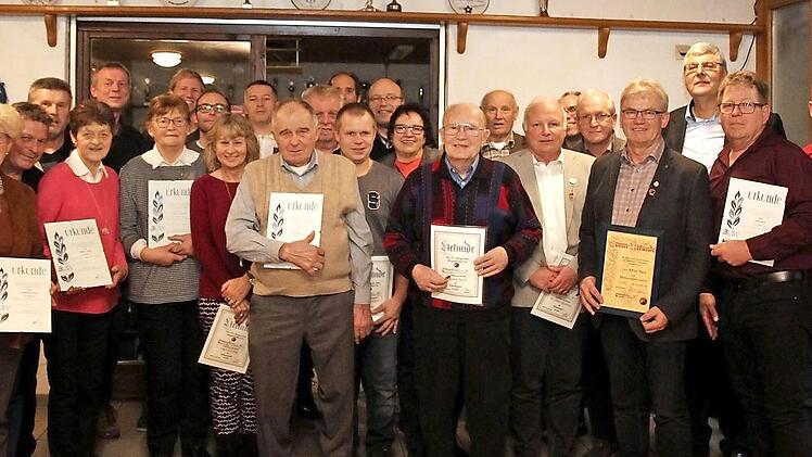 Viele Ehrungen standen in diesem Jahr im Mittelpunkt der Veranstaltung. Foto: M.Bertsch