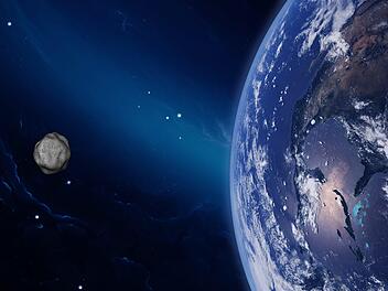 Vor Kurzem hat ein Asteroid die Erde nur knapp verfehlt. Symbolbild: urikyo33/pixabay.com