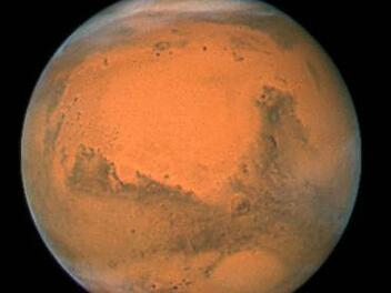 Der Mars - aufgenommen vom Weltraumteleskop "Hubble" Foto: Nasa/Archiv