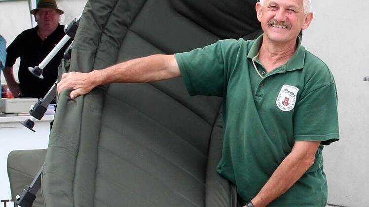 Sieger Georg Kaiser will offenbar demnächst im Liegen angeln.