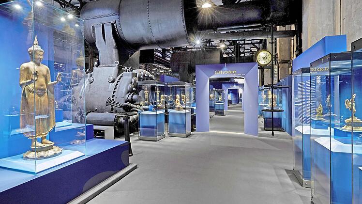 Mit der internationalen Großausstellung "Buddha. Sammler öffnen ihre Schatzkammern - 232 Meisterwerke buddhistischer Kunst aus 2.000 Jahren" wendet sich das saarländische Weltkulturerbe Völklinger Hütte der traditionsreichen Kunst Asiens zu. Foto: djd/Weltkulturerbe Völklinger Hütte/Hans-Georg Merkel