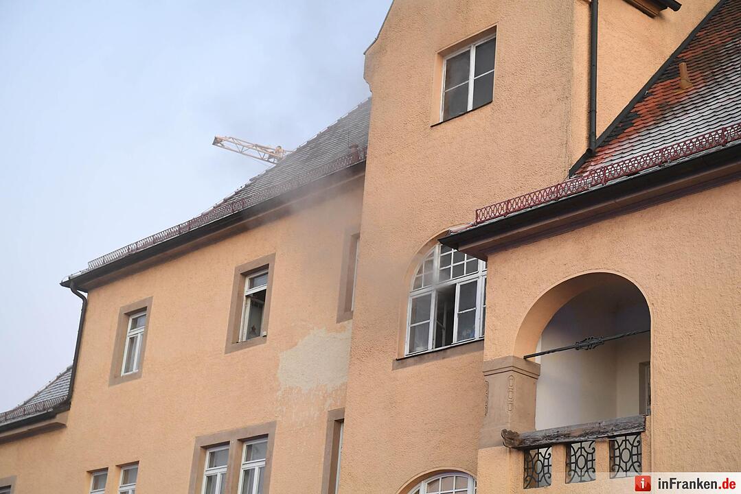 Brand am Silvesterabend in Bamberg