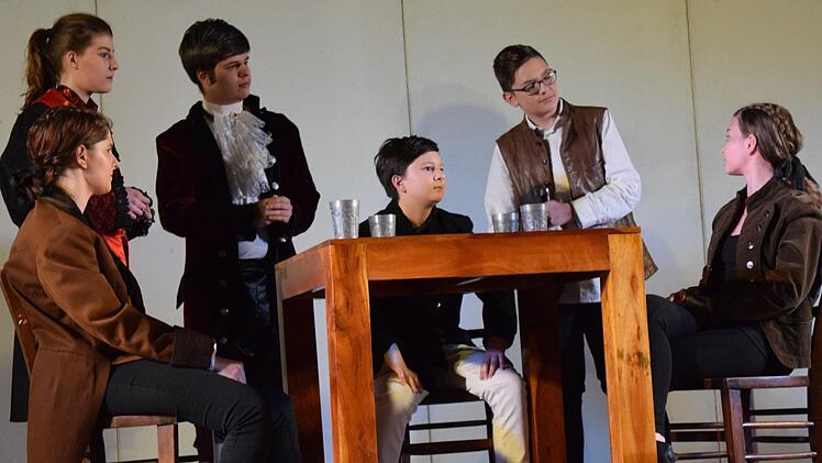Faust hat nicht wirklich Spaß in Auerbachs Keller - der Wirt ist sich sicher: "Am Wein kann es nicht gelegen haben!"  Foto: Daniela Pondelicek
