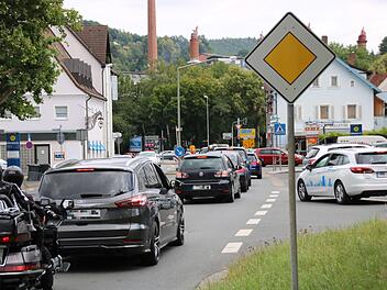 Wer in Kulmbach im Stau steht, ist selber schuld - sagt zumindest unser Burgflüsterer Dietmar Hofmann. Foto: Archiv/Alexander Hartmann