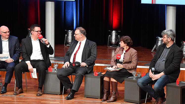 Impressionen vom Coburger Regionentalk im Kongresshaus zur LandratswahlFoto: Ronald Rinklef