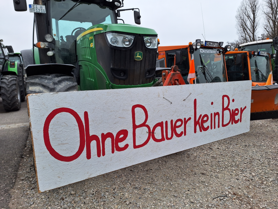Bilder von der Mega-Demo in Nürnberg: Tausende Bauern demonstrieren