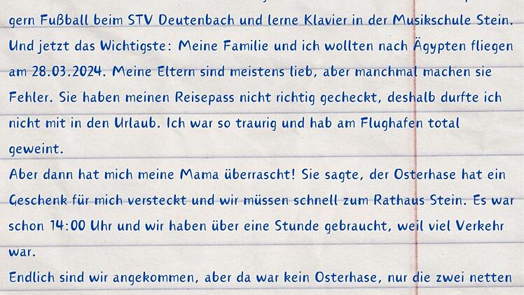 Stadt Stein freut sich über Brief von kleinem Jungen - "in letzter Sekunde gerettet"