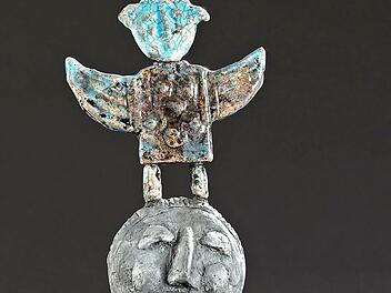 Traum vom kleinen Engel, Keramik.