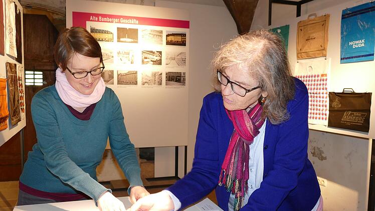 Ein Memory mit Motiven alter Bamberger Geschäfte lädt die Museumsbesucher zum Mitmachen ein.    Fotos: Marion Krüger-Hundrup