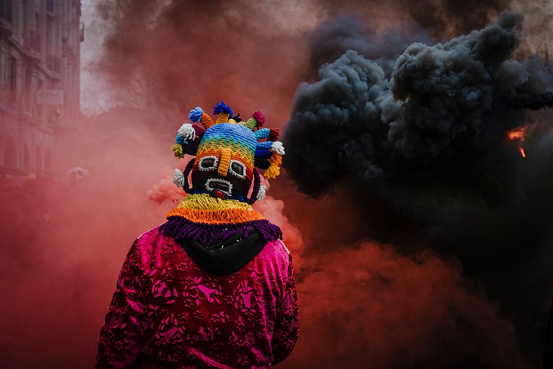 Volkskarneval gegen den Aufstieg des Faschismus in Lausanne