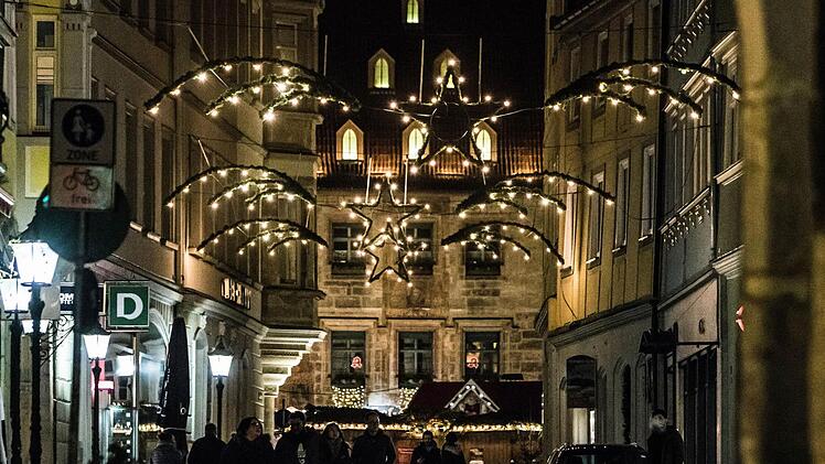 Adventsbeleuchtung in der Coburger JudengasseFoto: Jochen Berger