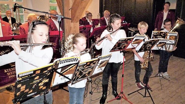 Nachwuchsarbeit wird beim Musikverein Weiher groß geschrieben.