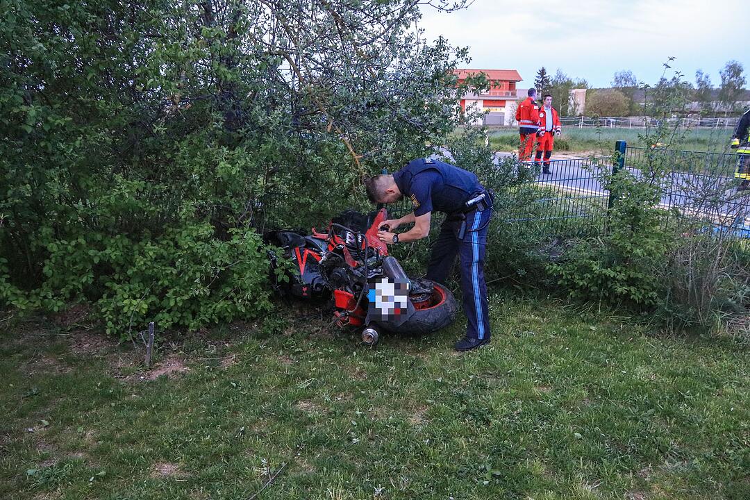 Kreis Bamberg: Motorradfahrer bei Unfall schwer verletzt