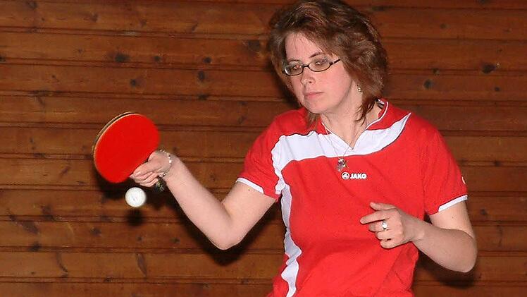 Diana Eichhorn-Schindler vom ATSV Reichenbach war mit ihrer Bilanz von 40:4 in den Einzeln beste Spielerin der 3. Bezirksliga.