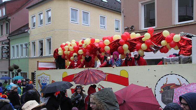 Faschingszug in Bad Brückenau 2016 Foto: Ulrike Müller