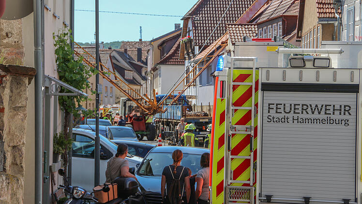 Ermittlungen in Hammelburg: Baukran fiel Ende Mai auf H&auml;user