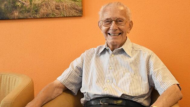 Den 95. Geburtstag feierte Karl Havel in Knetzgau. Foto: Christiane Reuther