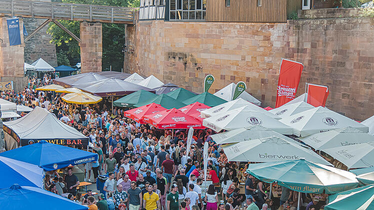 Fantastische Stimmung im Burggraben