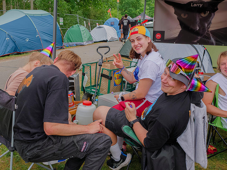 4 Tage Camping, 3 Tage Konzerte