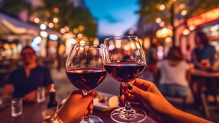 Wein, feiern