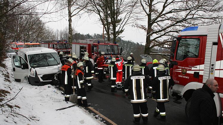 Blick auf die Unfallstelle