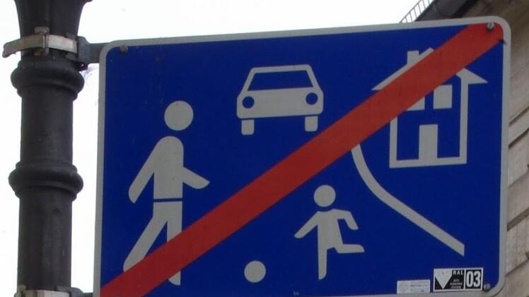 Das Steinmühlgässchen ist verkehrsberuhigter Bereich. Foto: Marco Meißner