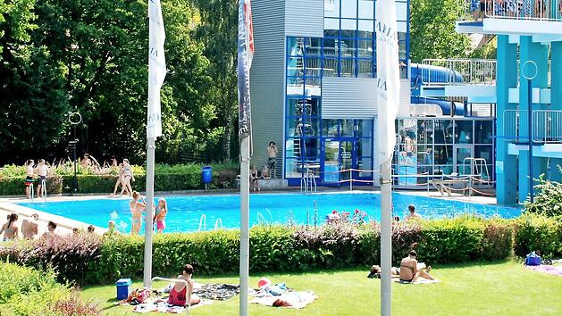 So dicht gedrängt werden die Badegäste nicht sein können, wenn ab 12. Juni wieder das Freibad öffnet.