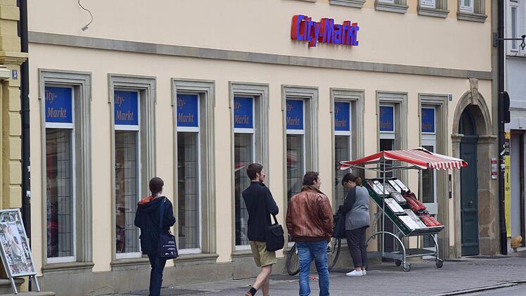 Nach fünf Jahren schließt der City-Markt an der Fleischstraße, einer der wenigen Nahversorger in der Bamberger Stadtmitte. Foto: Ronald Rinklef